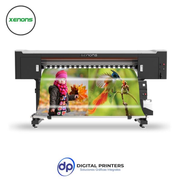 Impresora Xenons UV Roll X3E-7703-UV 1.9m 3 cabezales i3200U