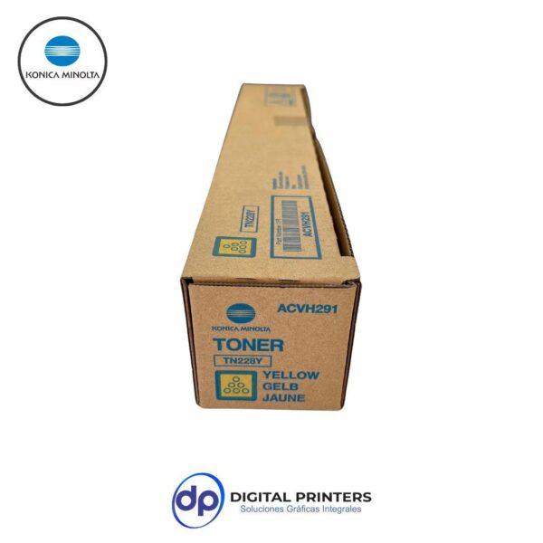 TONER ORIGINAL KONICA MINOLTA TN-228 YELLOW - Imagen 2
